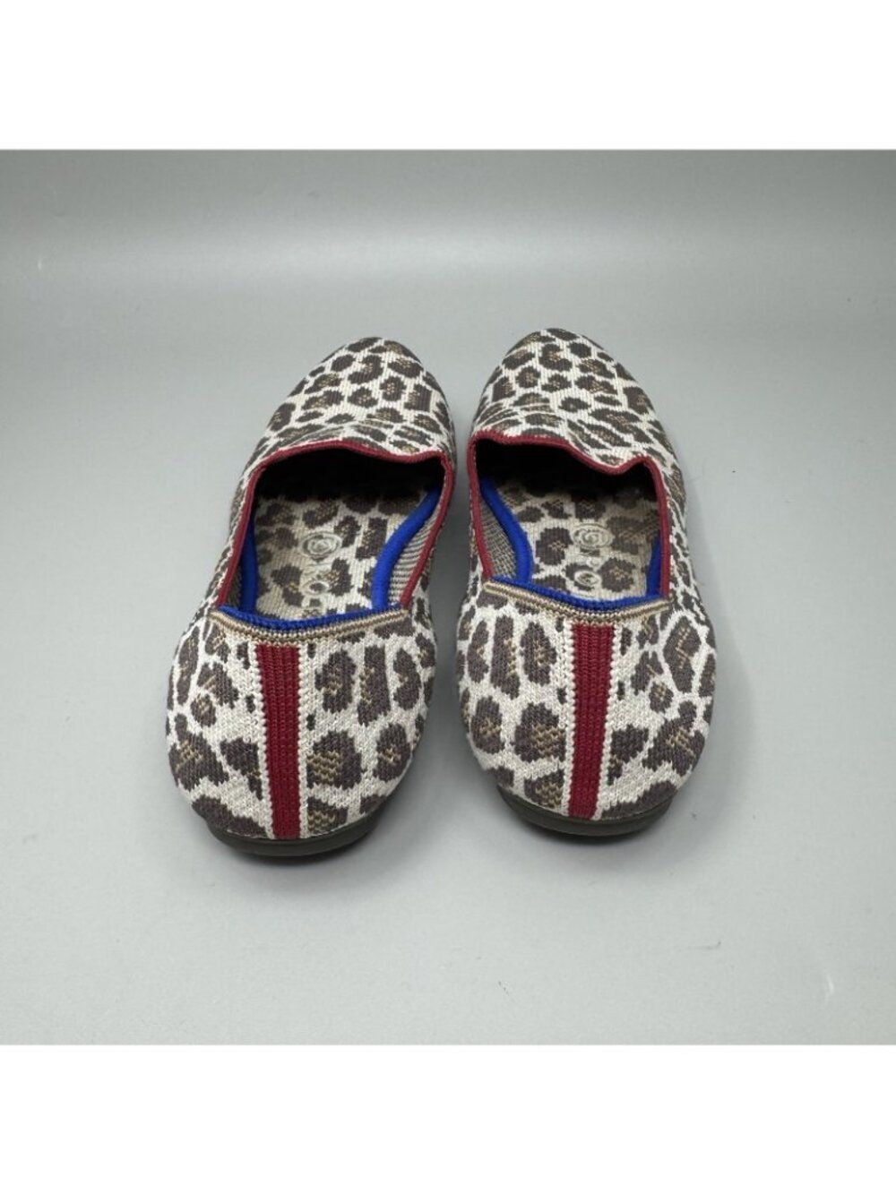 Rothy's The Loafer Mocha Spot Leopard Animal Print Flats Womens Sz 7 Slip On - Picture 6 of 8